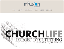 Tablet Screenshot of infusionchurch.tv